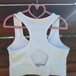 Top sportivo Alo Yoga bianco Taglia M