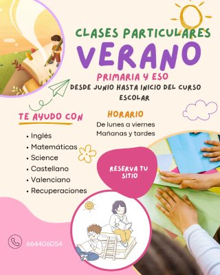 Clases particulares verano 2026