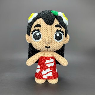 Figuras crochet Lilo & Stitch (Set 5)