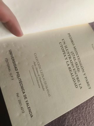 Libro Pedro Montegón y Paret