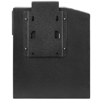 Caja Fuerte Montada para Pistolas, Caja Fuerte Biométrica con Tres Métodos de Acceso Rápido: Huellas Dactilares, Contraseñas y Llaves, Caja Fuerte para Pistola para 1 Pistola para el Hogar, Mesita...