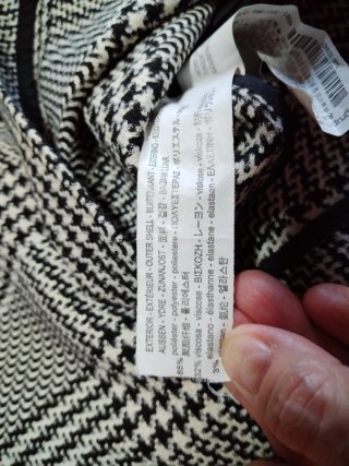 Blazer cuadros oversize Zara Talla S-M