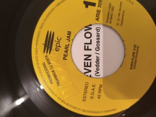 PEARL JAM EVEN FLOW SINGLE PROMO VINILO ESPAÑA