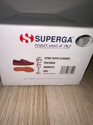 Superga Scarpe Rosa 37.5 nuove con cartellino