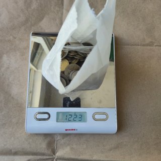 Lotto monete mondo 1,2 kg