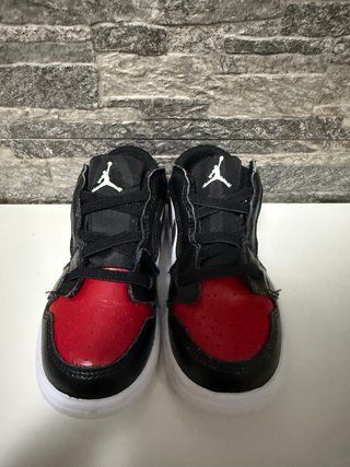 Nike Jordan Bambino Strappi Rossi/Neri Tg 26