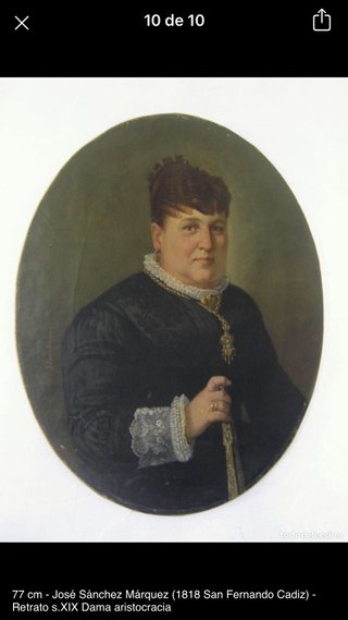 Retrato Dama S.XIX • José Sánchez Márquez • Cadiz