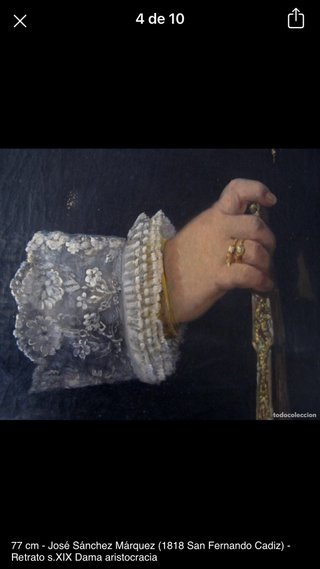 Retrato Dama S.XIX • José Sánchez Márquez • Cadiz