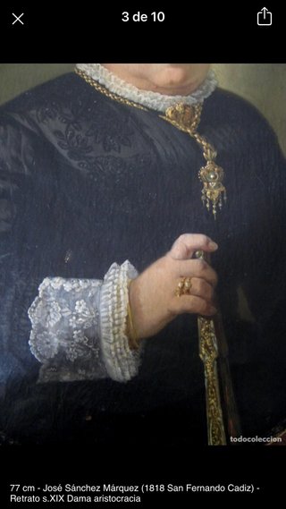 Retrato Dama S.XIX • José Sánchez Márquez • Cadiz