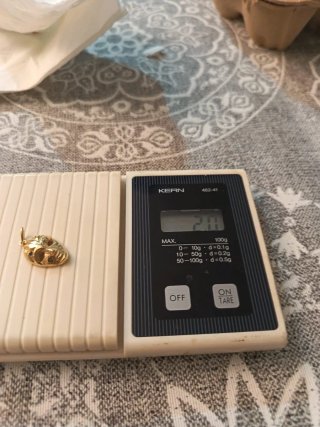 Colgante Máscara Oro 18k Esmeralda y Rubí