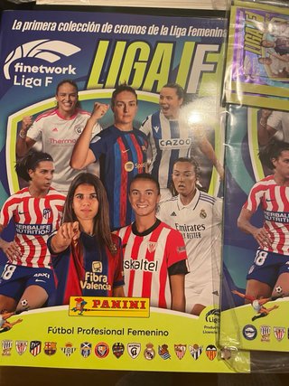 Lote Álbumes Cromos Fútbol Femenino Liga F