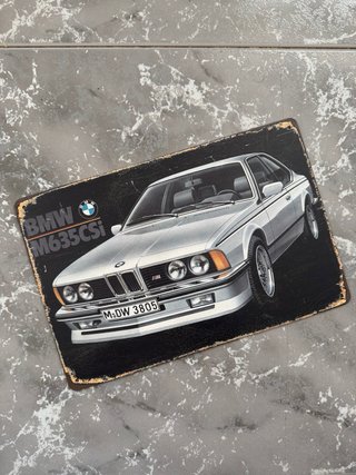 Placa Metálica BMW M635 CSi