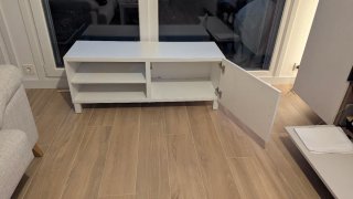 Mueble TV blanco de IKEA