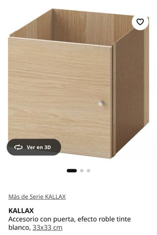 Accesorio puerta roble mueble KALLAX IKEA