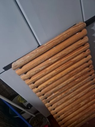 Alfombra de madera