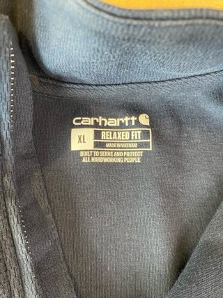 Sudadera Carhartt Azul Media Cremallera