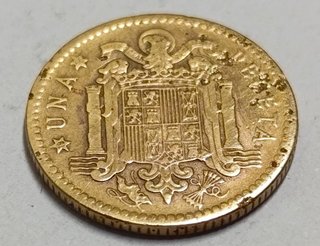 Moneda 1 Peseta 1947 Estrella 50 Franco