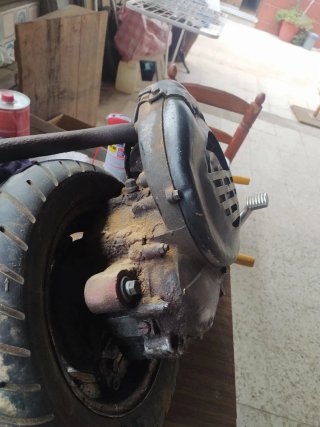 Motor Vespa 72M para restaurar