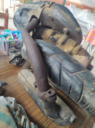 Motor Vespa 72M para restaurar