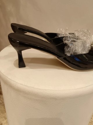 Sandalias negras tacón 38 (sin estrenar)