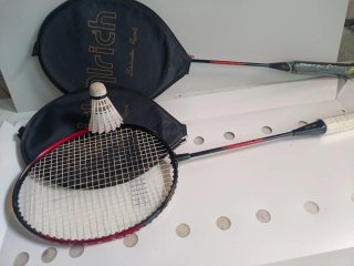 Raquetas de bádminton con volantes
