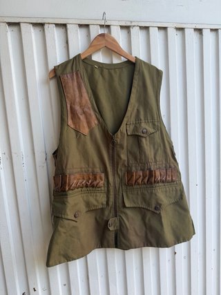 Chaleco de Caza Vintage Camuflaje