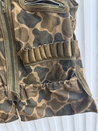 Chaleco de Caza Vintage Camuflaje