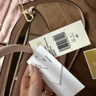 Borsa micheal kors modello Avril - rosa in pelle