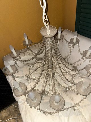 Lámpara araña cristal moderna