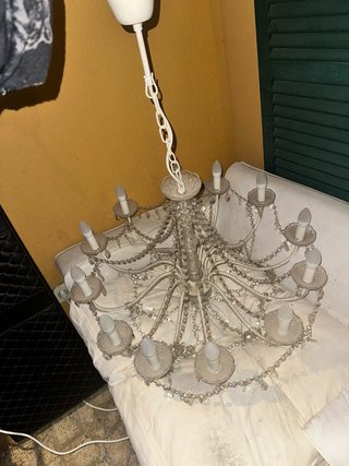 Lámpara araña cristal moderna