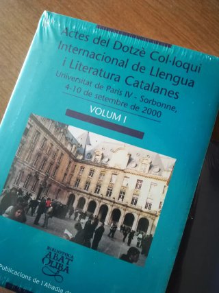 Actes del dotzè col·loqui de llengua i literatura