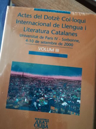 Actes del dotzè col·loqui de llengua i literatura