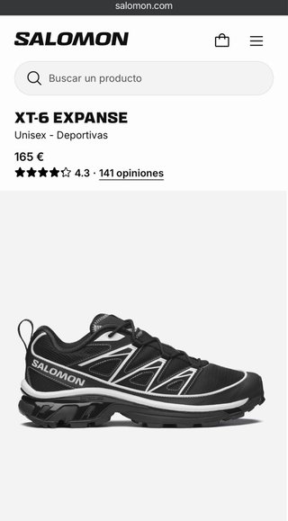 Zapatillas Salomon XT-6 T44