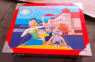 Maletín PINAUD retro multicolor
