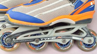 Patines en línea Motorsport Azul Naranja