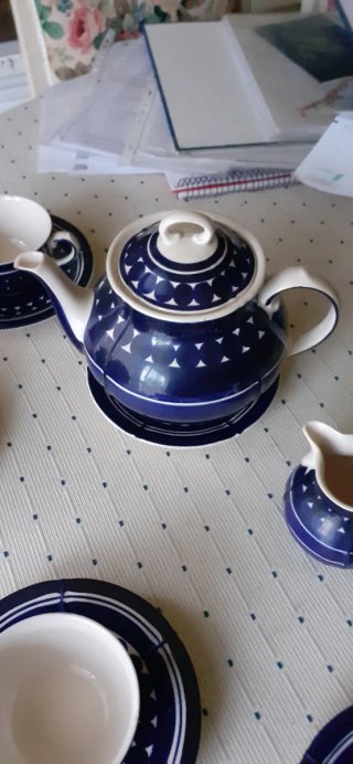 Juego de café de porcelana alemana