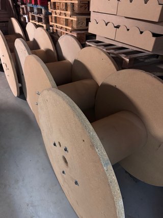 MESAS 5 personas BOBINAS NUEVAS MADERA CHILLPALET