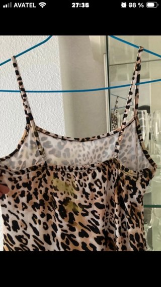 Vestido de verano estampado animal print