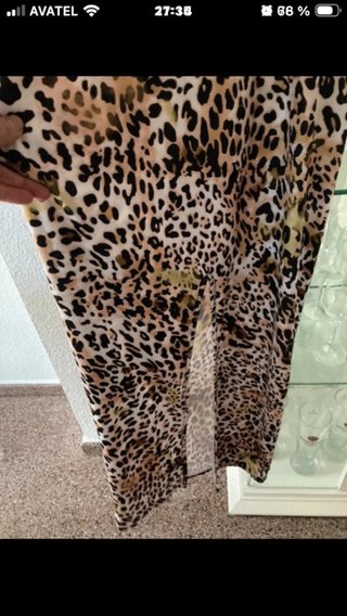 Vestido de verano estampado animal print