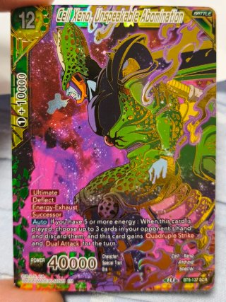 Carta Dragon Ball Super Cell Xeno BT9-137 SCR