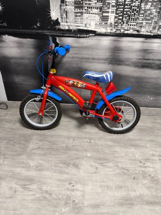 Bicicleta Infantil Patrulla Canina Roja