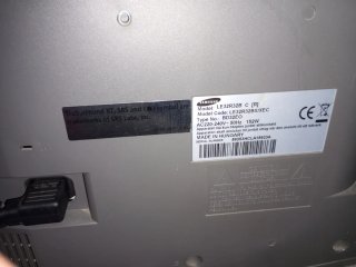 TV Samsung 32 Negra