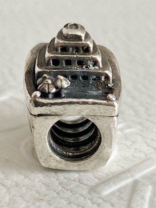 Pandora Charm Barco Crucero Ancla Plata