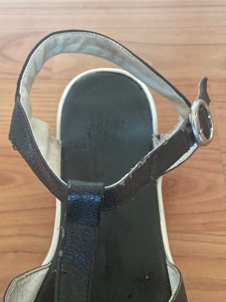 Sandalias negras plataforma talla 39