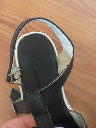 Sandalias negras plataforma talla 39