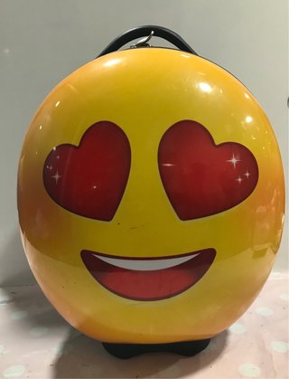 Maleta de viaje emoji cara sonriente