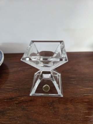 Castiçal Cristal D'Arques Geométrico