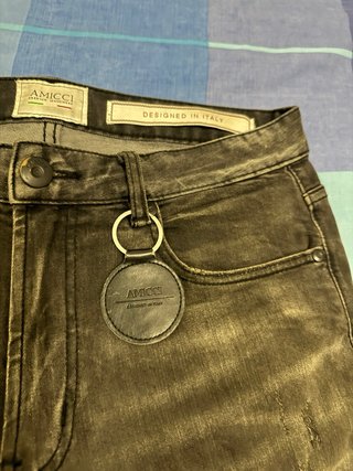 Pantalón Amicci hombre negro