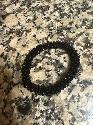 Pulsera y Coletero Negro