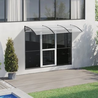 Tenda da Sole per Porta Finestra, Tenda da Esterno 96,5 x 297,5 cm, Telo Ombreggiante PC UF50+, Tenda da Giardino, Ombreggiante Trasparente, Impermeabile, Protezione da Sole, UV, Pioggia, Neve